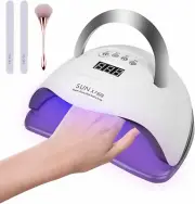 LED Nail Lamp,57 LED UV Curing Lamp,With Automatic Sensor/4 Timer Setting,Profes
