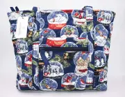 Vera Bradley Small Vera Tote Bag in "Snow Globes" Pattern
