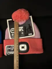 rechargeable led flashlight Kids Beanie Hat Night Owl