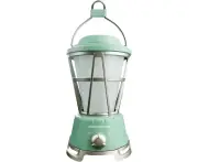 Winmax LED Camping Lantern with Flame Effect 2 Lighting Modes for Emergency Hiking Fishing-Green