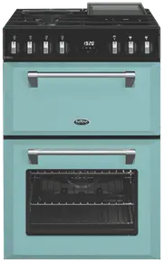 Belling Mini Richmond 60cm Dual Fuel Freestanding Cooker - Country Blue