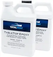 TotalBoat Clear Bar Top & Tabletop Epoxy Resin Coating 2 Quart Kit