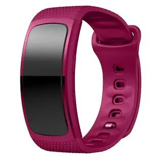 適用Samsung/三星Galaxy Gear Fit2運動智能手環帶fit2 Pro防水矽膠錶帶替換腕帶