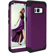 MCC Impact Samsung Galaxy S8+ Plus Shockproof 3in1 Rugged Case Cover G955 [Purple]