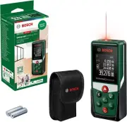 Bosch Laser Measure, With Case and Batteries, Measure Up To 40m Precisely