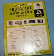 Vintage NOS Sams Photofact Transistor Radio Series Manual TSM-43 Sept 1964