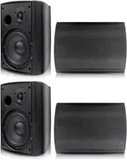6.5 Inch 800W Outdoor Bluetooth Speakers Waterproof Wall Mounted Sound System wi
