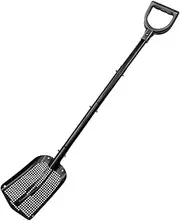 B Baosity Gardening Tool for Sand Sifting with Handle, Lightweight Sand Scoop for Chicken Coop