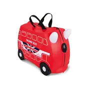 Trunki Boris the Bus - Ride on Suitcase / Carry-on Bag - Red