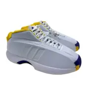 Adidas Crazy 1 Lakers Home 2022 Kobe Bryant White Yellow Purple Men’s Size 9