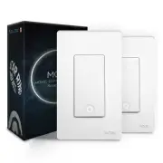 Smart Light Switch, 2.4Ghz Wi-Fi Light Switch Compatible with Alexa, Google A...