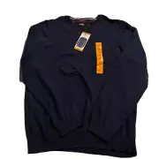 Buffalo David Bitton 2XL Mens Crewneck Sweater NEW Mens XX-LARGE NEW Navy Blue