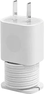 2 in 1 Charger Protector | Charger Protection and Data Cable Storage - Super Thin and Full Wrap Charger Accessories for Travel, Business Trip, Com Muting and