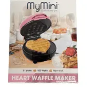 MyMini Heart-Shaped Waffle Maker Gift Stocking Stuffer Valentines Twee Coquette