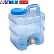 15L Portable Outdoor Travel Water Bucket Camping Container Storage Barrel AU