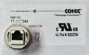 17-111344 Connector RJ-45 Receptacle Panel Mount Cat 5e
