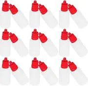 LIFKOME 50pcs Plastic Squeeze Dropper Bottles Leakproof Containers with Childproof Cap for Essential Oils Travel Liquids and Ink Storage