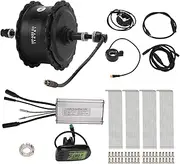 36V 500W Hub Motor Kit Waterproof Connector Electric Bike Conversion Kit with Controller for Snow Wheel