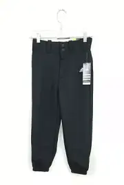 Adidas Climalite Traditional Cut Soil Release Black Pants Boys Youth Size S