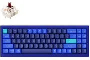 Keychron Q7 70% RGB Gateron G Pro Brown Fully Assembled Hot-Swappable QMK Custom Mechanical Keyboard Navy Blue