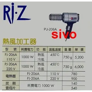 日本 SURE PJ-203A PJ-203A1 PJ-206A PJ-206A1 熱風加工器 工業用熱風槍.塑膠熔接機