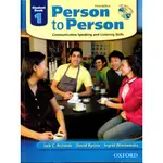 PERSON TO PERSON STUDENT BOOK 1[WITH CD]