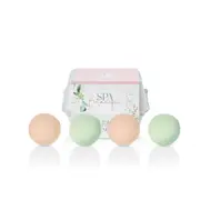 The Kind Edit Spa Botanique Bath Fizzer 4pk Pink
