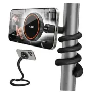 Flexible Gooseneck Phone Holder for iPhone Magsafe, Long Arm Gym Magnetic