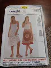 Burda 8476 EASY Misses' Pull-on Skirts Sz 8-18 NEW UNCUT FACTORY-FOLDED