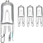 XINRH - 10 x 20W 25W 40W 60W G9 Halogen Light Bulbs High Temperature Resistant Durable G9 220V 230V for Refrigerator Oven (25W)
