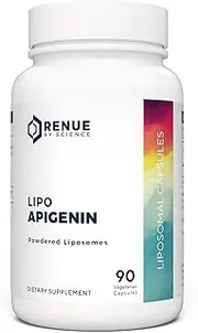 RENUE Liposomal Apigenin Supplement 75 mg - Bioavailable Formula for Increased Absorption – 90 Capsules