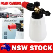 Soap Foam Snow Cannon with 1000ml Bottle Max 4000psi High Pressure Car Washer AU
