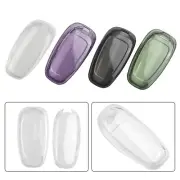 Transparent FOB Case Smart Key Cover Practical Decor Parts For Hyundai Santa