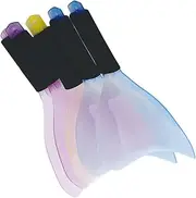 Beavorty 5pcs Hairspray Mask Set Barber Salon Hairdressing Plastic Face Eye Shield Random Money-saving Beauty