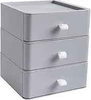 jojofuny Multi-layer Plastic Drawer Storage Box for Office Home Living Room Decor