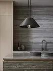 Beacon Lighting Pompeii 1 Light Pendant in Vintage Nickel