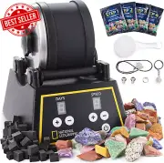 National Geographic Rock Tumbler Kit, 907g Barrel, 453g Gemstones, Speed Control