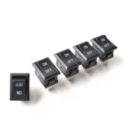 Pack of 20 DC AC Rocker Switch 2 Pins SPST, Mini ON/OFF Toggle Switch Suitable f