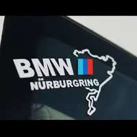 在飛比找蝦皮購物優惠-BMW 紐博格林賽道 前檔貼 Nurburgring貼紙