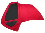 Fits: Nissan 300ZX Soft Top & TINTED Plastic Window 1993-95 Haartz Red Canvas