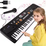 Piano for Kids with Microphone, Kids Piano Keyboard for Beginners Portable Elect
