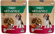 Tidbits Naturals Real Australian Beef Dog Treats 300g - All Natural, Oven Baked Dog Biscuits