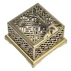 Incense Holder Multipurpose Zinc Alloy Incense Stand W/Fireproof Cotton JY AC