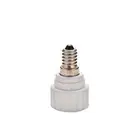 E14 to GU10 Base LED Halogen Light Lamp Bulb Adapter Converter Base Socket J_NS