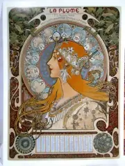 Art Postcard - Zodiac 1896, by Artist Alphonse Mucha