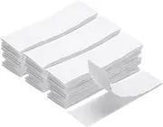 sourcing map 24set Hook and Loop Strips with Adhesive 1"x4" Double Sided Hook and Loop Tape Nylon Self Sticky Fastener for Home Office Car, White