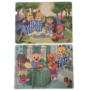 Vintage *New & Sealed* 1993 BANANAS IN PYJAMAS Tray Puzzles x2 B1 B2 Rare ABC