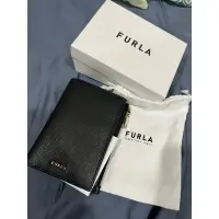 在飛比找蝦皮購物優惠-［正品］furla 護照夾 護照套 黑色