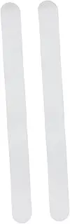 MUSISALY 2Pcs Professional Transparent Tennis Racket Head Tape Durable TPU Protection for Racquet Easy Peel Weather Resistant Accuracy Save for Tennis Players
