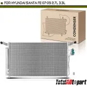 A/C Condenser w/ Receiver Drier w/ Bracket for Hyundai Santa Fe 2007-2009 2.7L (for: Hyundai)